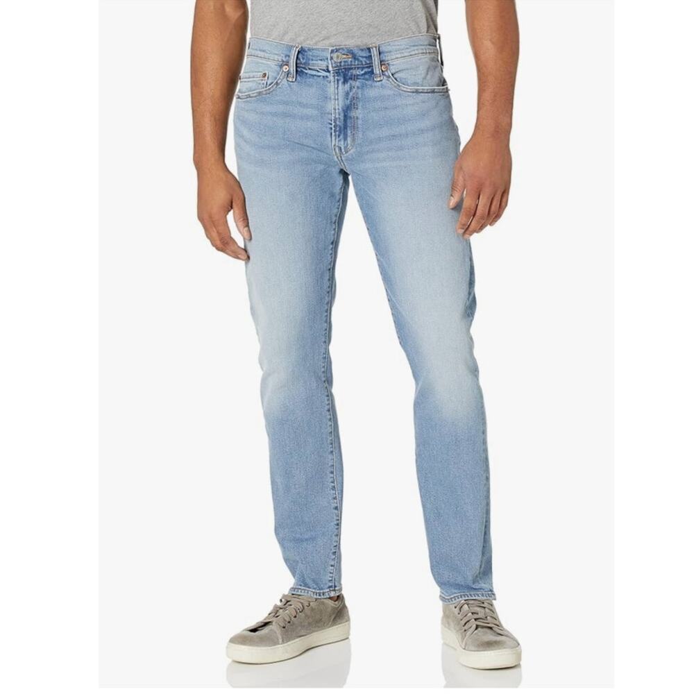 NWT Gap Mens Slim Taper Jeans in Gapflex Stretch Light Wash Size 30 x 28‎